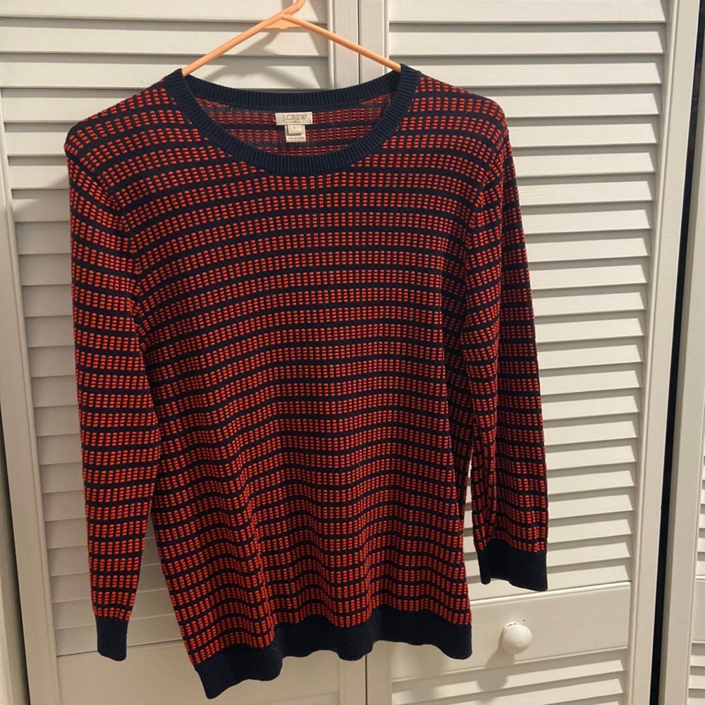 Navy and blue J. Crew Sweater